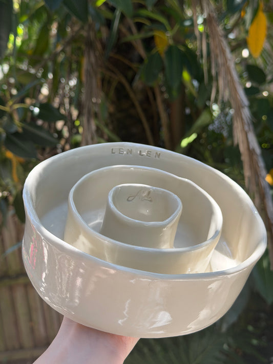 Personalised Maxi Circle Slow Feeder