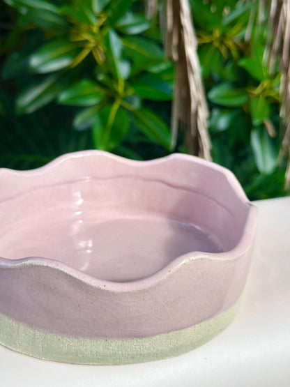 Pink Wavey Bowl